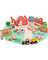 EverEarth Organic Farm Set - FSC Certified Wood! Story Making Games