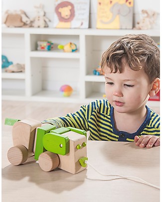 EverEarth Pull-along Dog - Encourage Walking - FSC Certified Wood Pull Toys