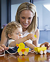 EverEarth Pull along Duck with Egg - Multi-benefits - Certified Wood Pull Toys