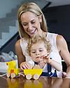 EverEarth Pull along Duck with Egg - Multi-benefits - Certified Wood Pull Toys