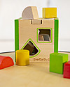 EverEarth Shape Sorter - Hand to Eye Coordination - FSC Certified Wood! Wooden Stacking Toys