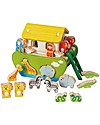 EverEarth Shape Sorting Noah's Ark - Hand to Eye Coordination - FSC Certified Wood! Montessori Toys
