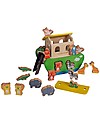 EverEarth Shape Sorting Noah's Ark - Hand to Eye Coordination - FSC Certified Wood! Montessori Toys