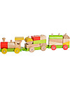 EverEarth Sorting Train Blocks - Motor Skills - High Quality FSC Wood! Wooden Toy Cars, Trains & Trucks