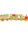 EverEarth Sorting Train Blocks - Motor Skills - High Quality FSC Wood! Wooden Toy Cars, Trains & Trucks