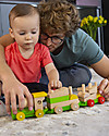 EverEarth Sorting Train Blocks - Motor Skills - High Quality FSC Wood! Wooden Toy Cars, Trains & Trucks
