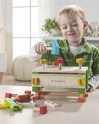 EverEarth Tool Box Workbench - FSC certified wood! Pretend Play