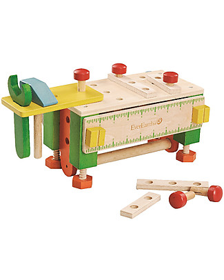 EverEarth Tool Box Workbench - FSC certified wood! Pretend Play