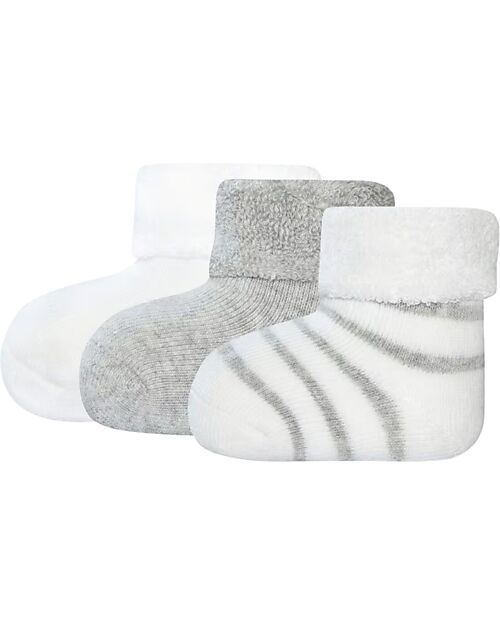 Ewers 3 Pack Socks Baby - Multicolor - Organic Cotton GOTS Socks