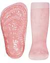 Ewers Anti-Slip Socks SoftStep Uni - Hell Wildrose - Organic Cotton GOTS Antislip Socks