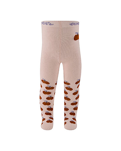 Ewers Tights in Elasticated Organic Cotton - Apple -  Pink  - GOST Certified Tights
