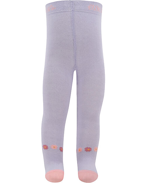 Ewers Tights in Elasticated Organic Cotton - Birdl -  Lilac  - GOST Certified Tights