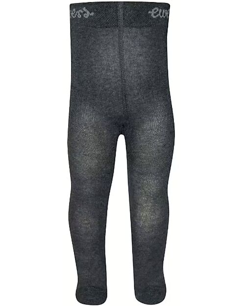 Ewers Tights Uni - Anthracite Melange - Organic Cotton GOTS Tights