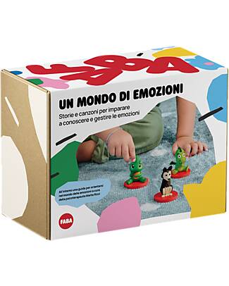 Faba A World of Emotions Kit - 3 Sound Characters + Guide - Learn to Recognise and Manage Emotions Audio Players