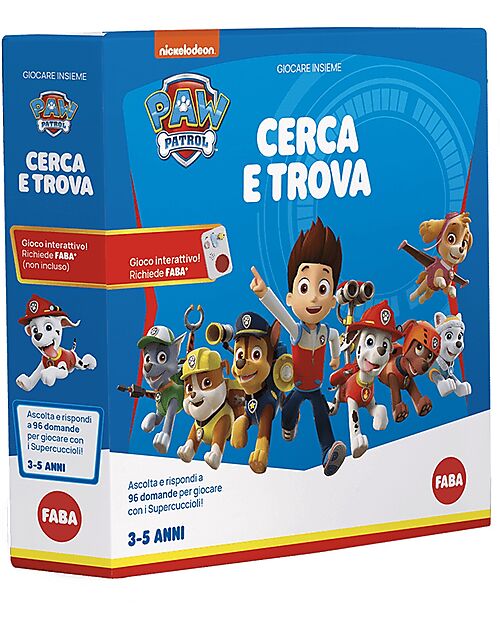 Faba Paw Patrol Search and Find - Interactive Game with 3 Play Scenarios Board Games