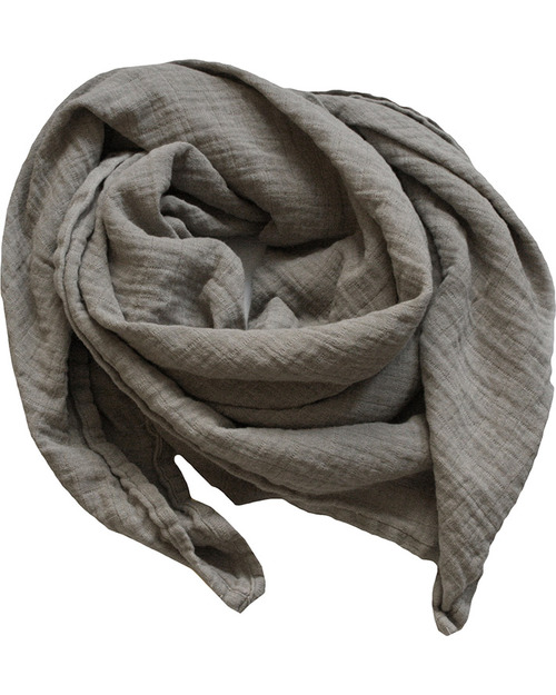 Fabelab 100% Organic Cotton Swaddle - Grey Muslin Swaddle