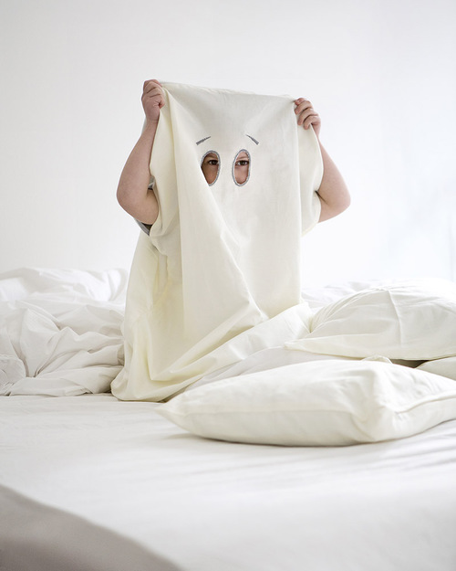 Fabelab Dream-In-Ghost Duvet Cover (70 x 100 cm) + Pillow Case + Bag in 100% Organic Cotton Duvet Sets