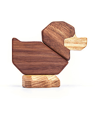FableWood The Duckling - 3 Magnetic Pieces - Sustainable Wood Wooden Animals