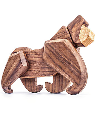 FableWood The Gorilla - 6 Magnetic Pieces - Sustainable Wood Wooden Animals