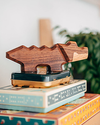 FableWood The Little Crocodile - 2 Magnetic Pieces - Sustainable Wood Wooden Animals