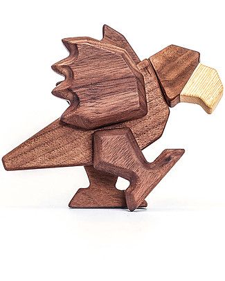 FableWood The Parrot - 6 Magnetic Pieces - Sustainable Wood Wooden Blocks & Construction Sets