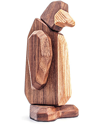 FableWood The Penguin - 5 Magnetic Pieces - Sustainable Wood Wooden Blocks & Construction Sets