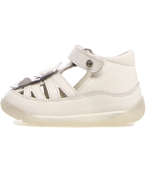 Falcotto Grisa Sandal - Leather - White Sandals