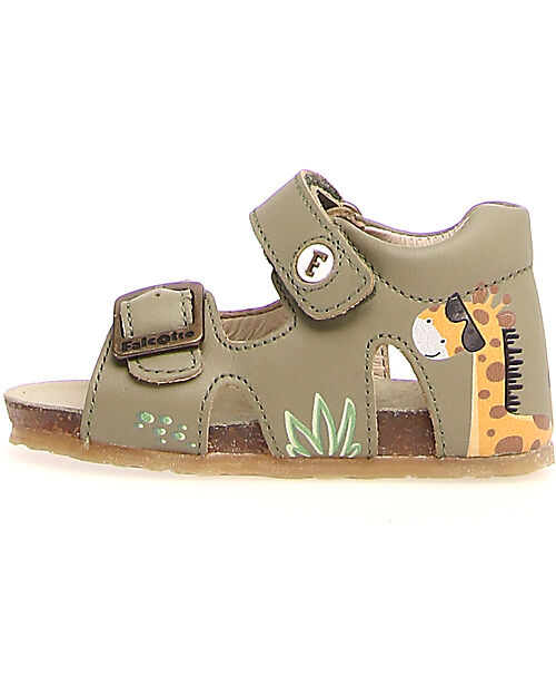 Falcotto Joyce Sandal - Leather - Grey Sandals