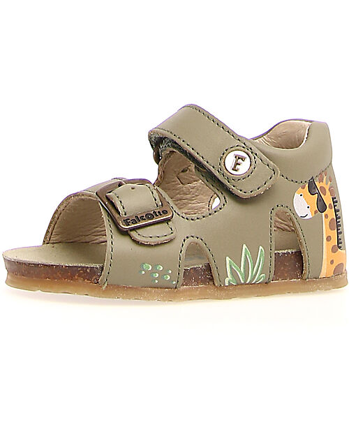 Falcotto Joyce Sandal - Leather - Grey Sandals