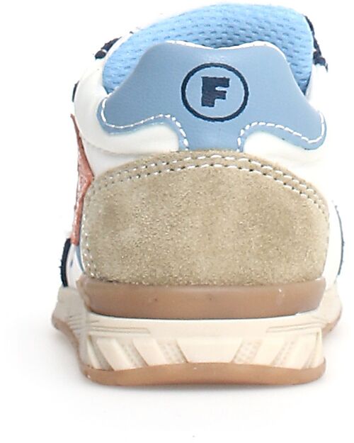 Falcotto New Ferdi Sneakers - Suede and Nylon - Milk/Navy/Stone Sneakers