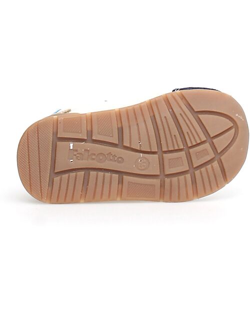 Falcotto New Ferdi Sneakers - Suede and Nylon - Milk/Navy/Stone Sneakers