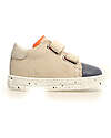 Falcotto Salazar Sneakers - Canvas - Delavè/Celeste/Milk - Leather Detail Sneakers