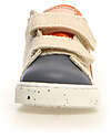 Falcotto Salazar Sneakers - Canvas - Delavè/Celeste/Milk - Leather Detail Sneakers