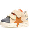 Falcotto Salazar Sneakers - Canvas - Delavè/Celeste/Milk - Leather Detail Sneakers