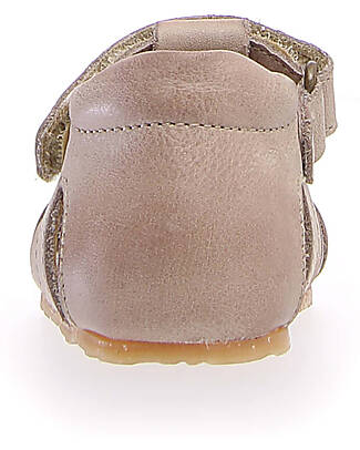 Falcotto Semi-Closed Sandal Alby Wax - Leather - Taupe Sandals