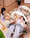 Family Nation 2-in-1 Foldable Montessori Play Mat – Reversible and Soft – Animal Friends – 180x150 cm – From Birth Playmats