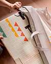 Family Nation 2-in-1 Foldable Montessori Play Mat – Reversible and Soft – Dino Friends – 180x150 cm – From Birth Playmats