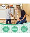 Family Nation 3 in 1 Montessori Learning Tower - Natural - Magnetic Board - Converts in Table+Chair Montessori Towers