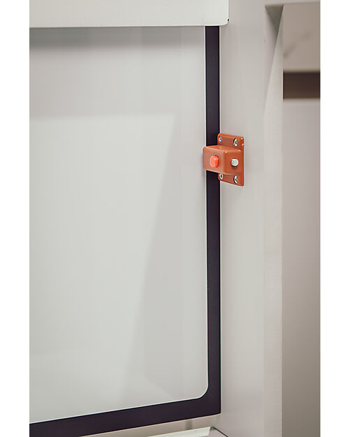 Family Nation 3 in 1 Montessori Learning Tower - White - Magnetic Board - Converts in Table+Chair Montessori Towers