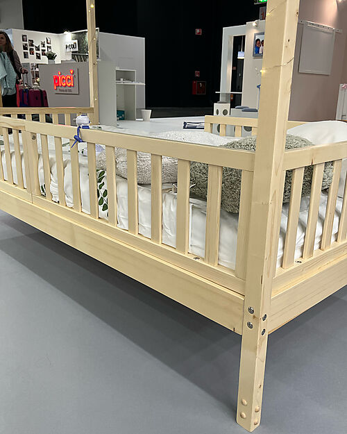 Family Nation 4-in-1 Evi Convertible Montessori Bed – 200x90 cm – All Included – From Birth to 99 Years Montessori Beds