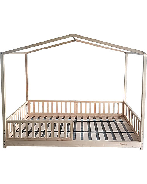 Family Nation 4-in-1 Evi Convertible Montessori Bed – 200x90 cm – All Included – From Birth to 99 Years Montessori Beds