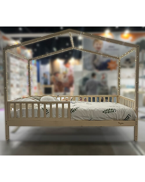 Family Nation 4-in-1 Evi Convertible Montessori Bed – 200x90 cm – All Included – From Birth to 99 Years Montessori Beds