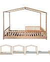 Family Nation 4-in-1 Evi Convertible Montessori Bed – 200x90 cm – All Included – From Birth to 99 Years Montessori Beds