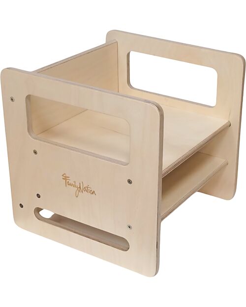 Family Nation Adjustable Montessori Chair - Natural - Grows with your child - Birch Wood Chairs