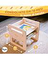 Family Nation Adjustable Montessori Chair - Natural - Grows with your child - Birch Wood Chairs