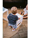 Family Nation Adjustable Montessori Chair - White - Grows with your child Chairs