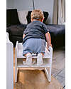 Family Nation Adjustable Montessori Chair - White - Grows with your child Chairs