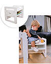 Family Nation Adjustable Montessori Chair - White - Grows with your child Chairs