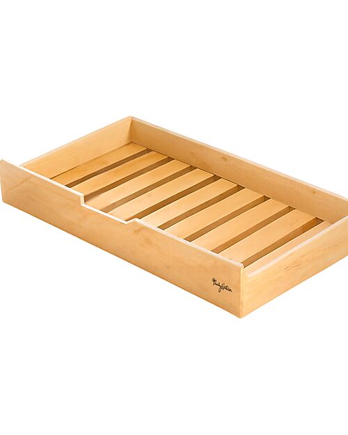 Family Nation Evi 4 in 1 Evolutionary Montessori Bed 200x90 + Pull-Out Bed/Drawer + 12 cm Aloe Vera Mattress + 11 cm Drawer Mattress Montessori Beds