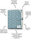 Family Nation Foldable Travel Changing Mat - Clover Green - Firenze Travel Collection Travel Changing Mats